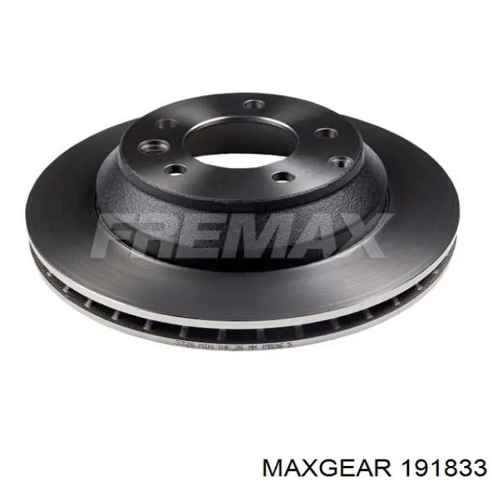 Диск гальмівний задній Maxgear 191833