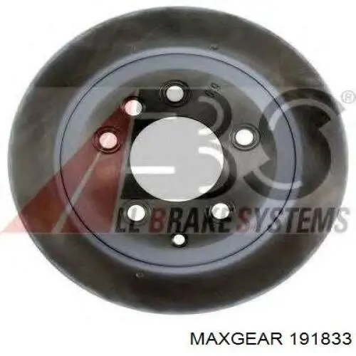 Купити 191833 Maxgear Диск заднього гальма