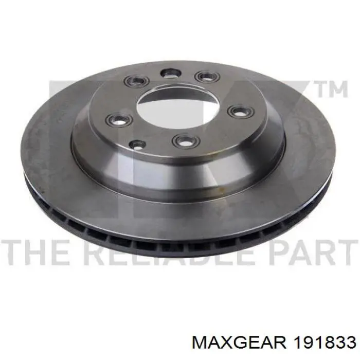 Купити 191833 Maxgear Диск заднього гальма