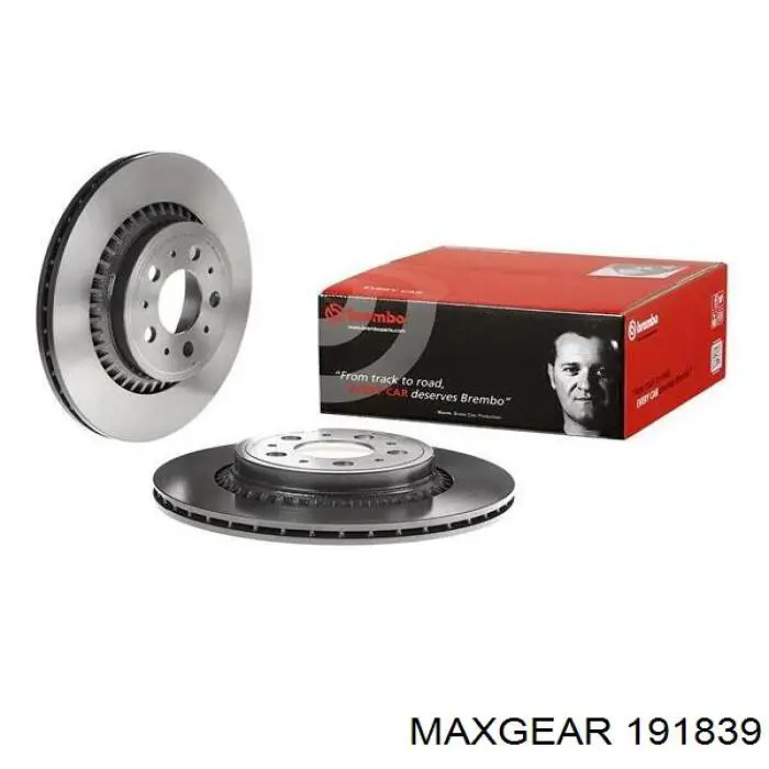 Купити 191839 Maxgear Диск заднього гальма