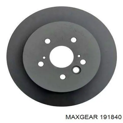Купити 191840 Maxgear Диск заднього гальма