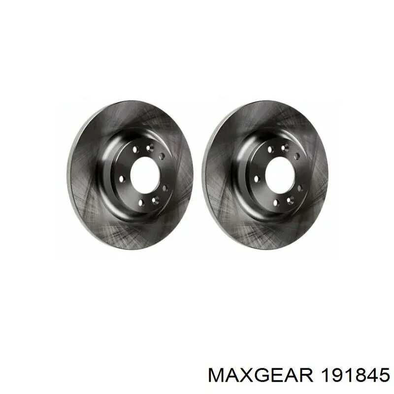 Купити 191845 Maxgear Диск заднього гальма