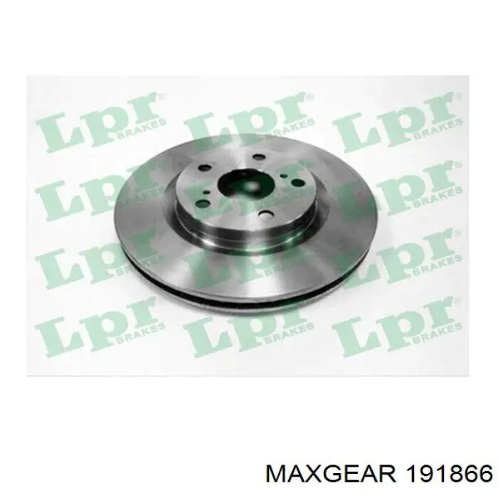 Диск переднього гальма Maxgear 191866 ціна, від 38.36 USD
