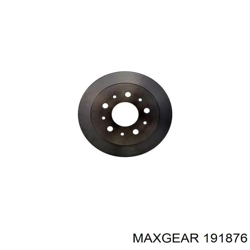 Купити 191876 Maxgear Диск заднього гальма