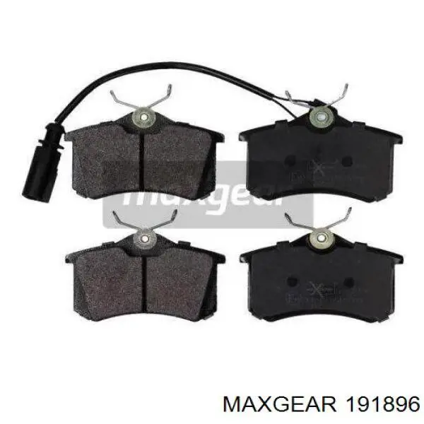 Задні гальмівні колодки 191896 Maxgear
