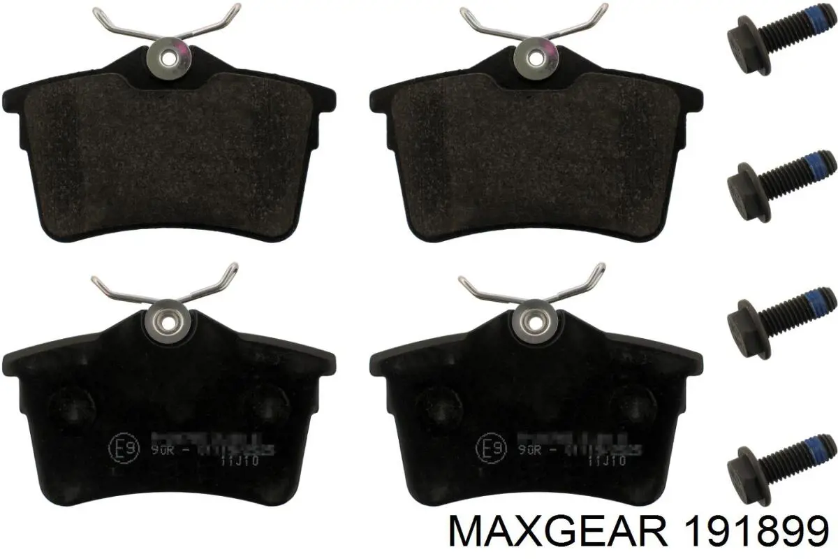 191899 Maxgear Колодки гальмівні задні, дискові