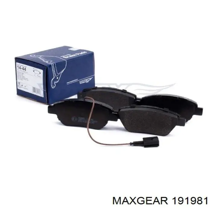 Купити 191981 Maxgear Колодки гальмівні передні, дискові