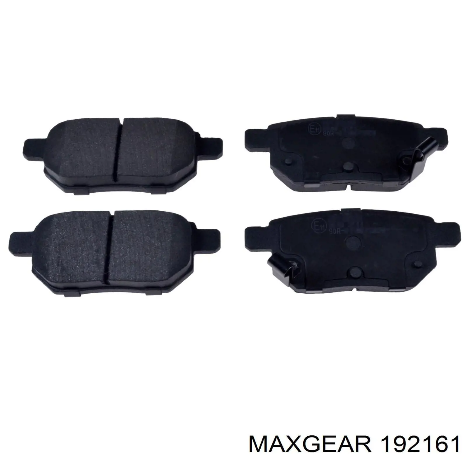 Задні гальмівні колодки Maxgear 192161 ціна, від 15.20 USD
