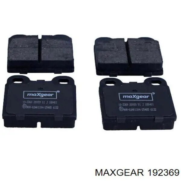 Гальмівні диски передні 192369 Maxgear
