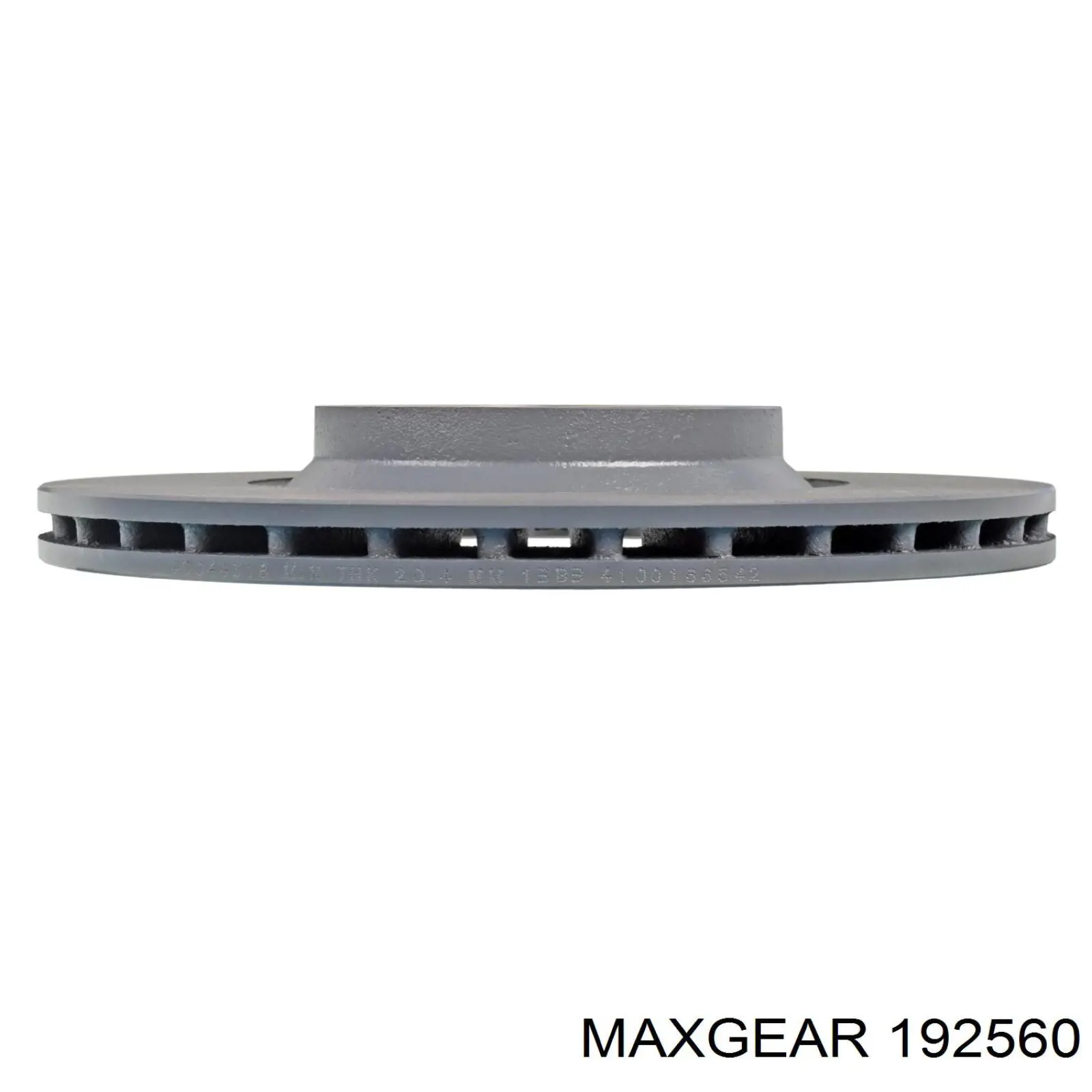 Диск гальмівний передній Maxgear 192560