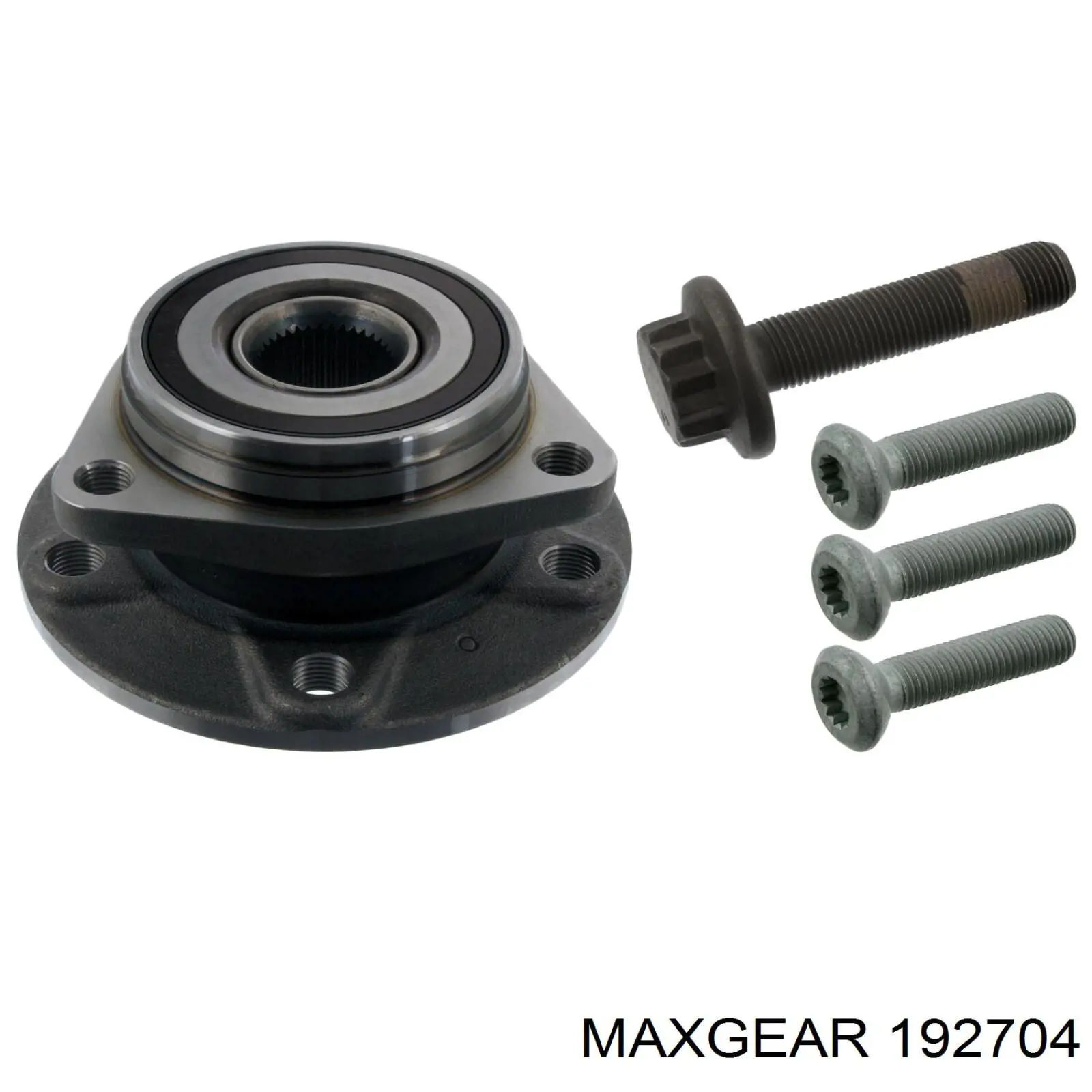 Диск гальмівний передній 192704 Maxgear