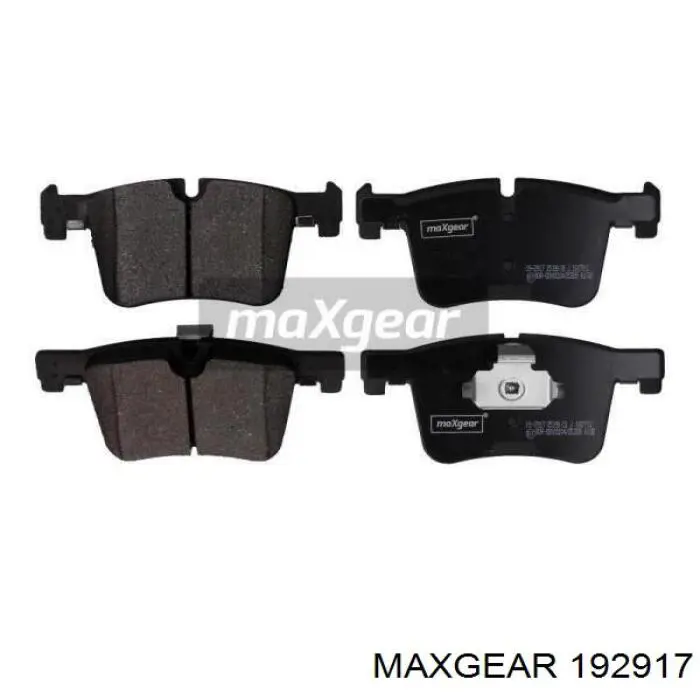 Купити 192917 Maxgear Колодки гальмівні передні, дискові