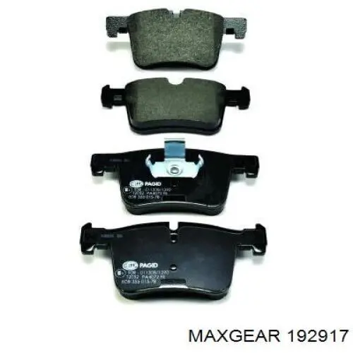 192917 Maxgear Передні гальмівні колодки