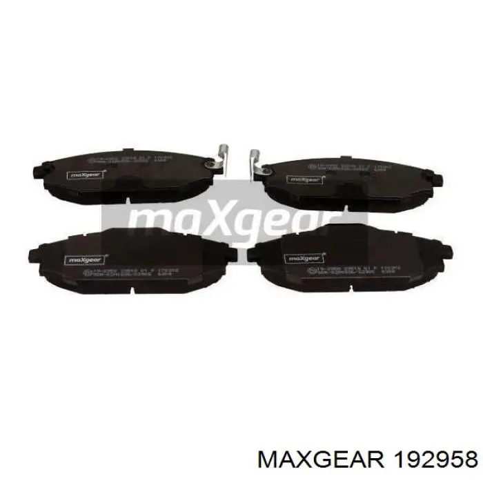 Гальмівні колодки Maxgear 192958 ціна, від 24.81 USD