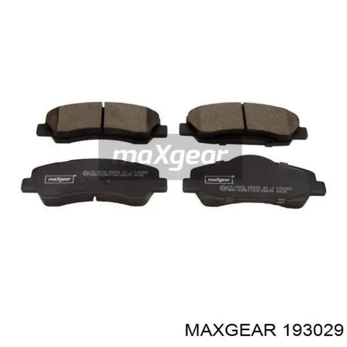 Купити 193029 Maxgear Колодки гальмівні передні, дискові