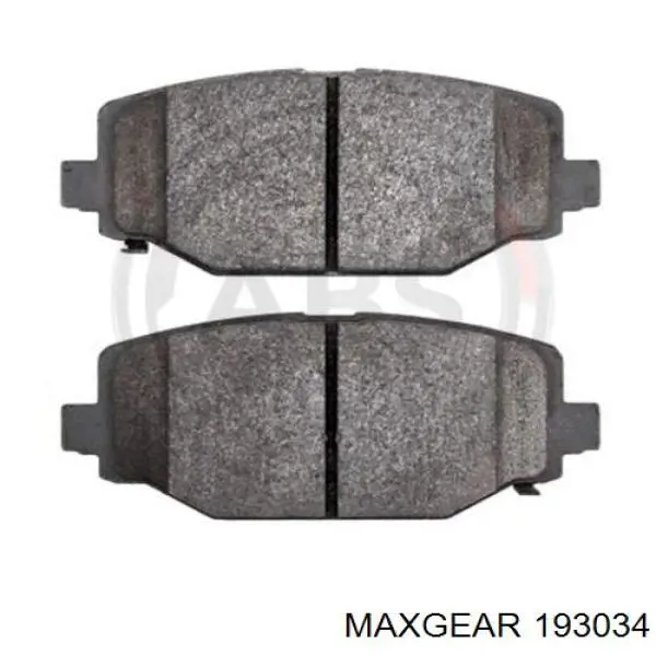 Задні гальмівні колодки Maxgear 193034 ціна, від 34.92 USD