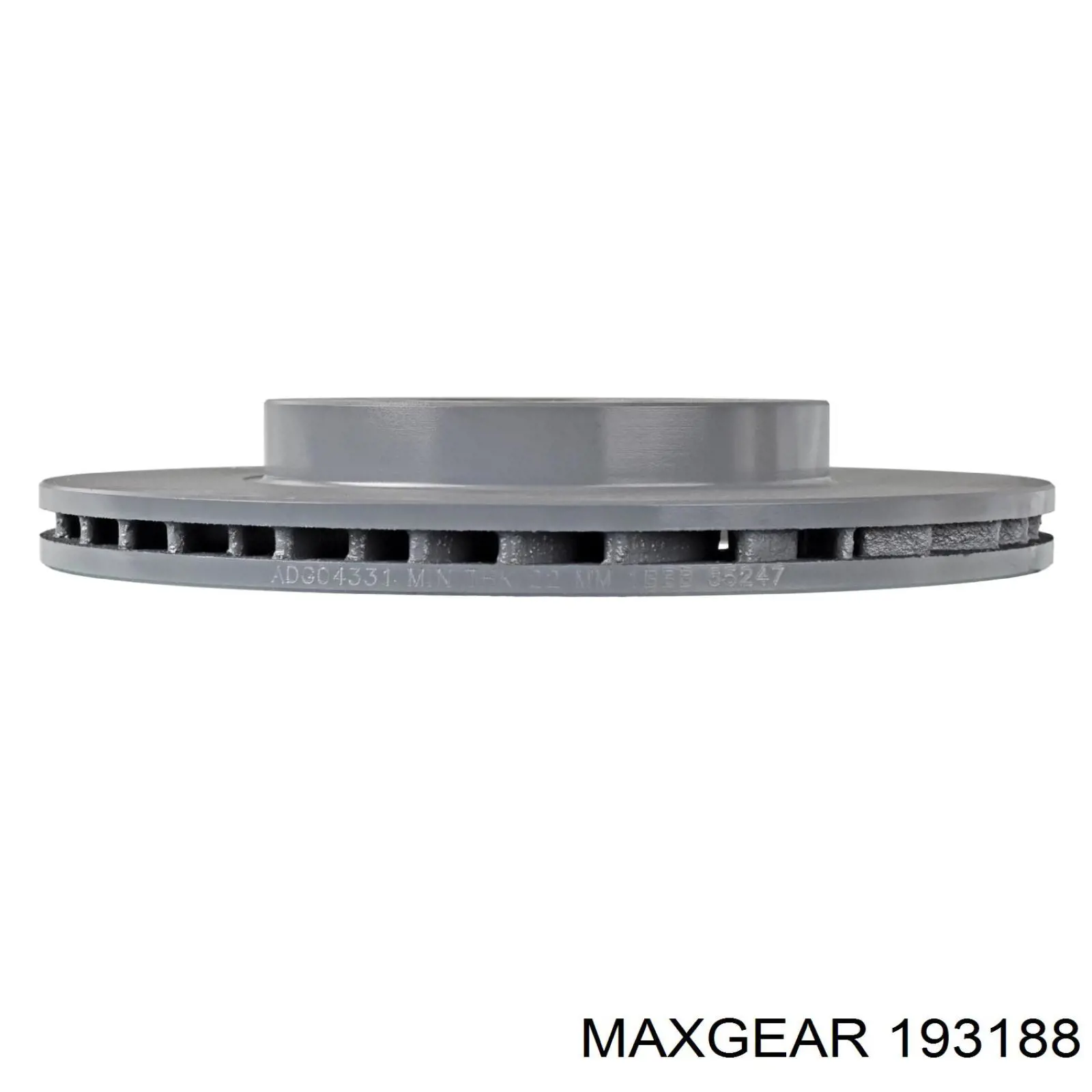 Гальмівні диски передні 193188 Maxgear