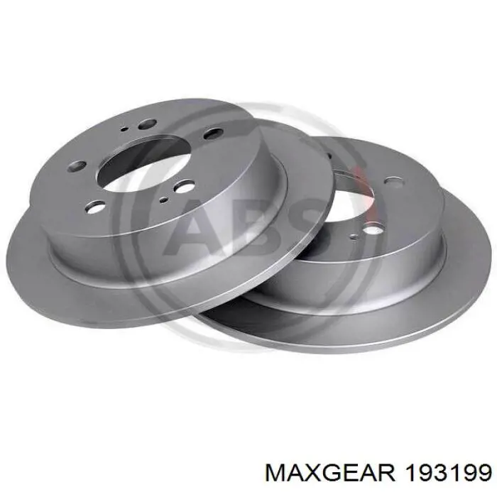 193199 Maxgear диск гальмівний задній