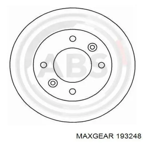 Пристрій гальмівне задніх гальм 6508037521875K 4max