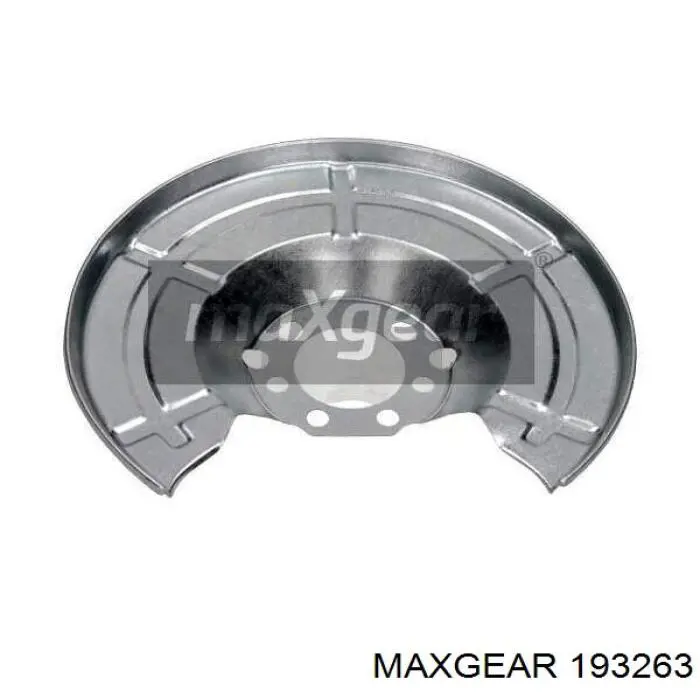 Захисний кожух гальмівного диска, заднього 193263 Maxgear