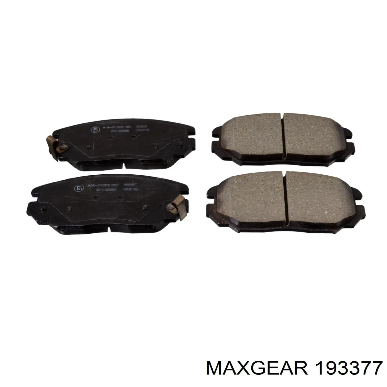 Передні тормозні колодки 193377 Maxgear