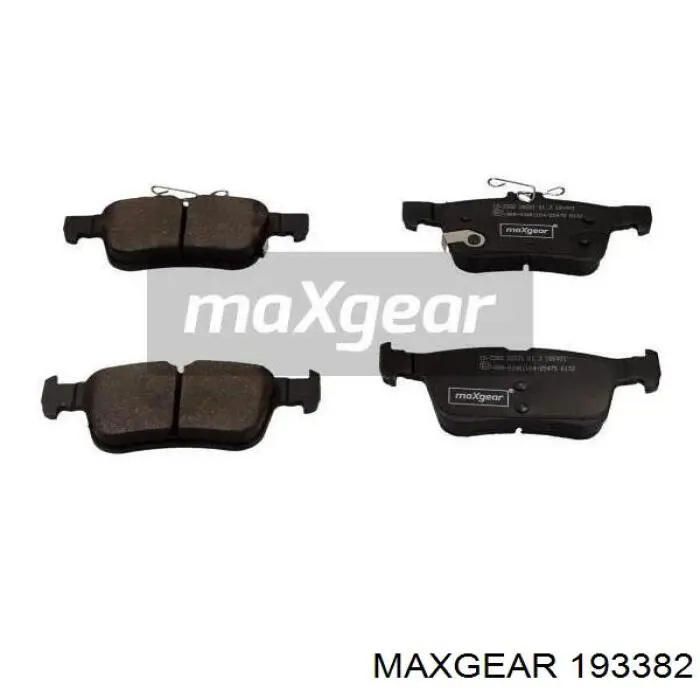 Купити 193382 Maxgear Задні колодки