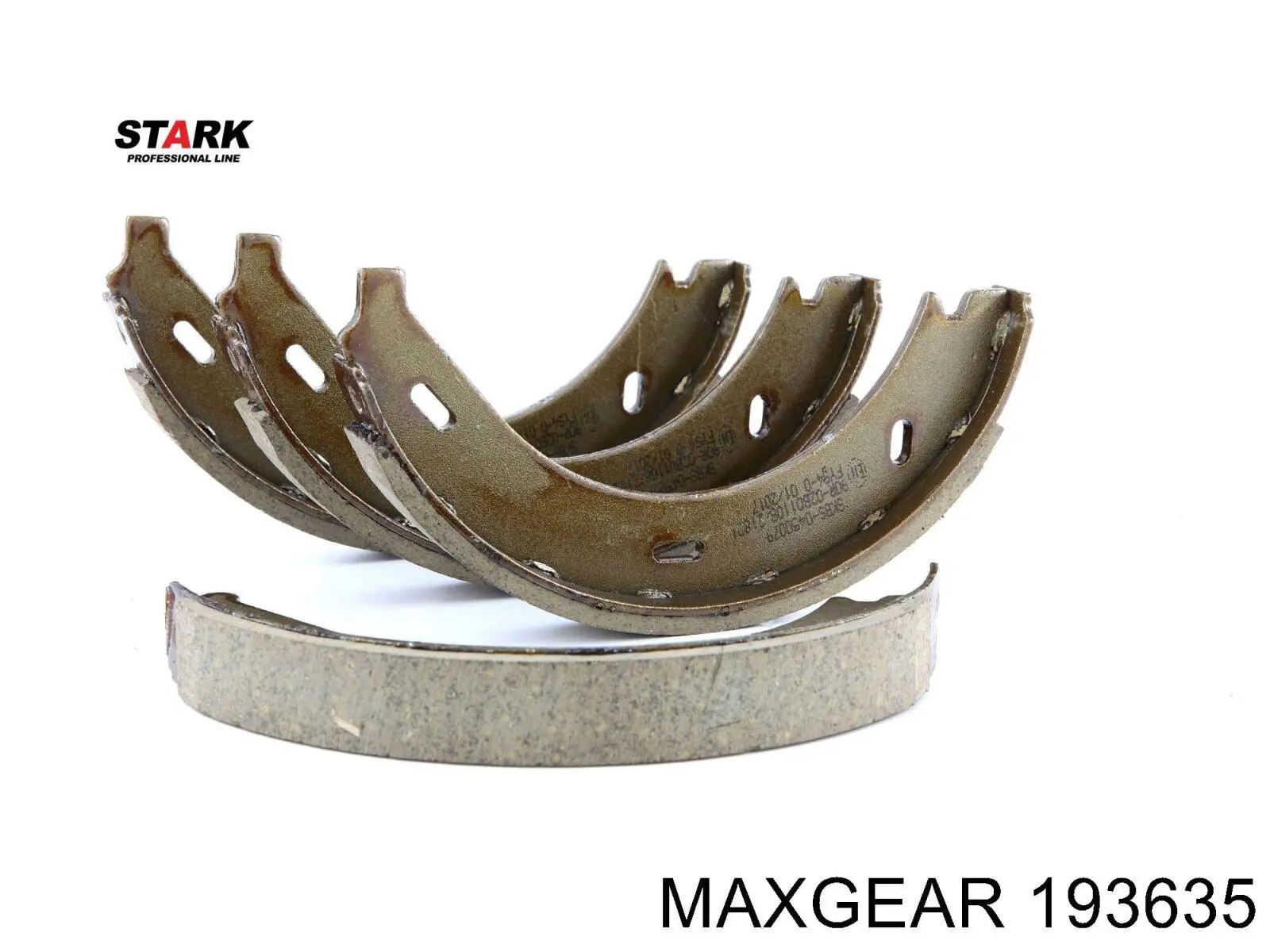 Купити 193635 Maxgear Колодки гальмові задні, барабанні
