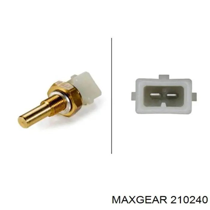 Термодатчик охолоджуючої рідини Maxgear 210240 ціна, від 5.60 USD