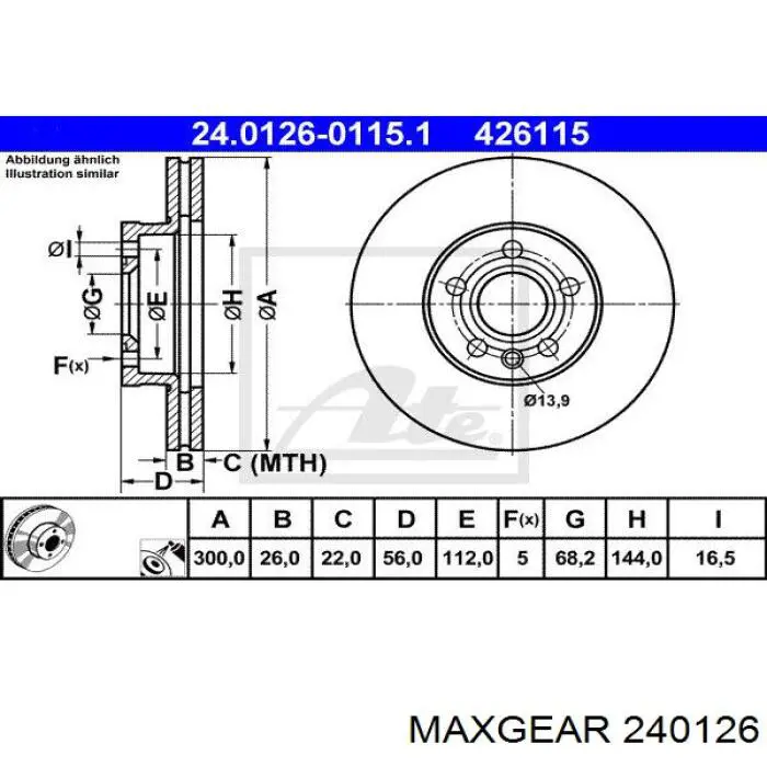 Датчик обертів колінвалу Maxgear 240126 ціна, від 17.51 USD