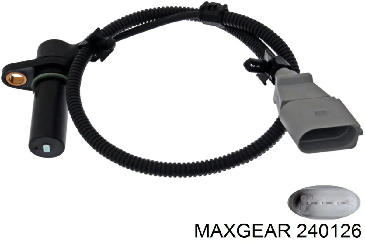 Купити 240126 Maxgear Датчик положення (оборотів) коленвалу