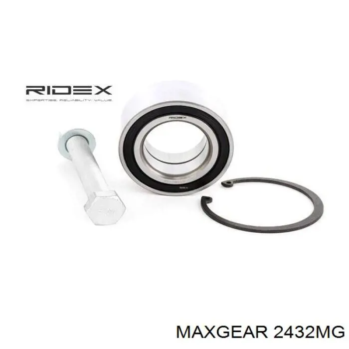 Комплект підшипник маточини передньої Maxgear 2432MG ціна, від 25.52 USD