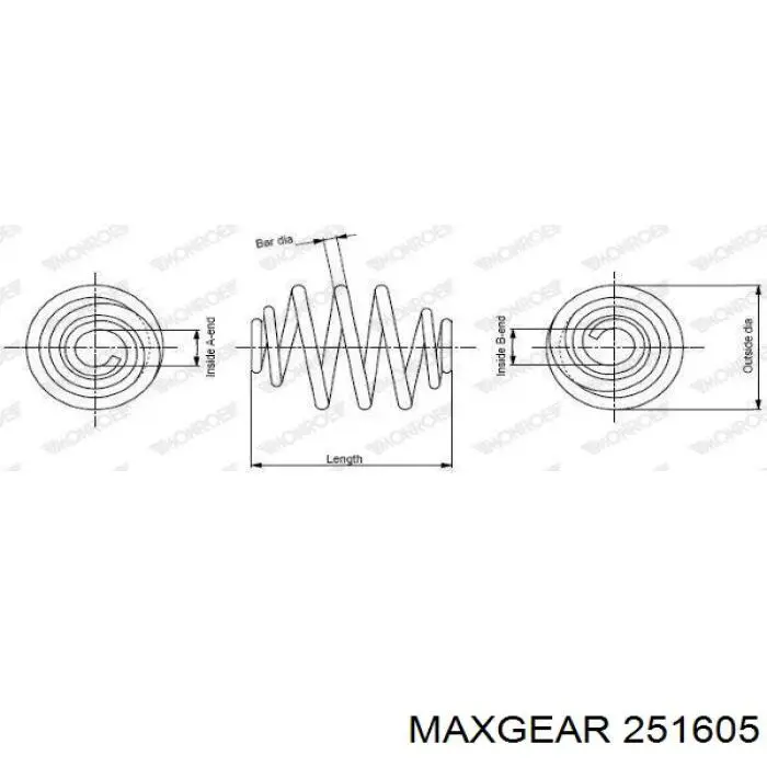 Приводи задніх коліс Maxgear 251605 ціна, від 118.10 USD