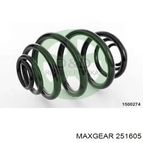 Піввісь задня 251605 Maxgear