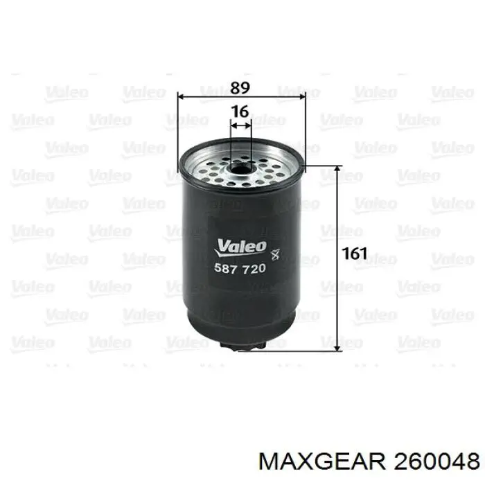 Паливний фільтр PF267 Maxgear
