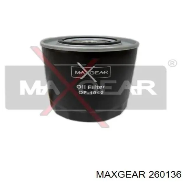 260136 Maxgear фільтр масляний