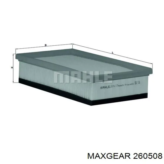 Елемент повітряного фільтра Maxgear 260508 ціна, від 6.25 USD