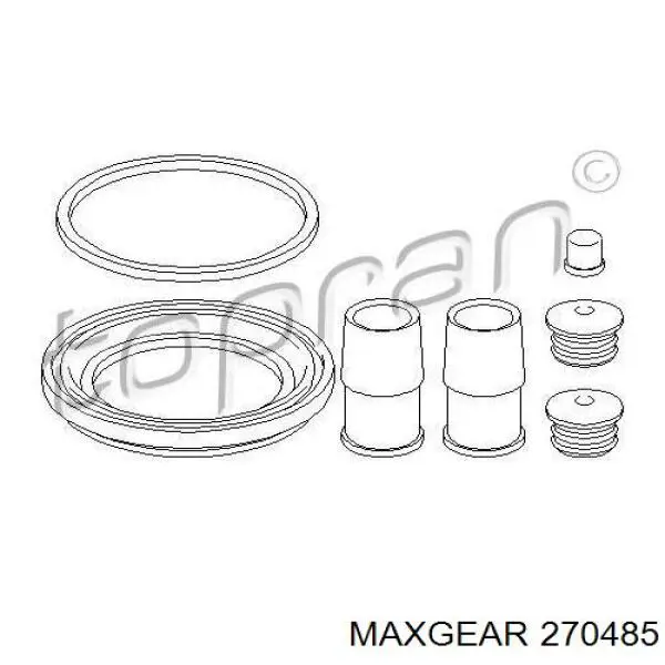 Ремкомплект суппорта гальмівного, переднього Ford 6128159