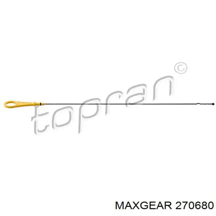 270680 Maxgear щуп-індикатор рівня масла в двигуні