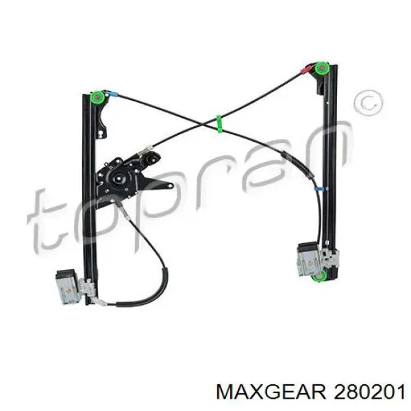 Склопідйомник з електродвигуном Maxgear 280201 ціна, від 24.25 USD