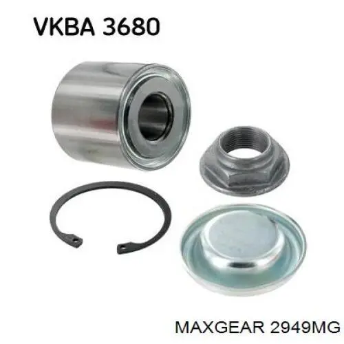 2949MG Maxgear Підшипник ступиці задньої
