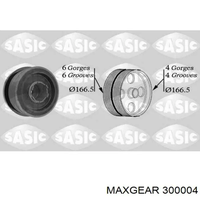 Шків колінвала 300004 Maxgear