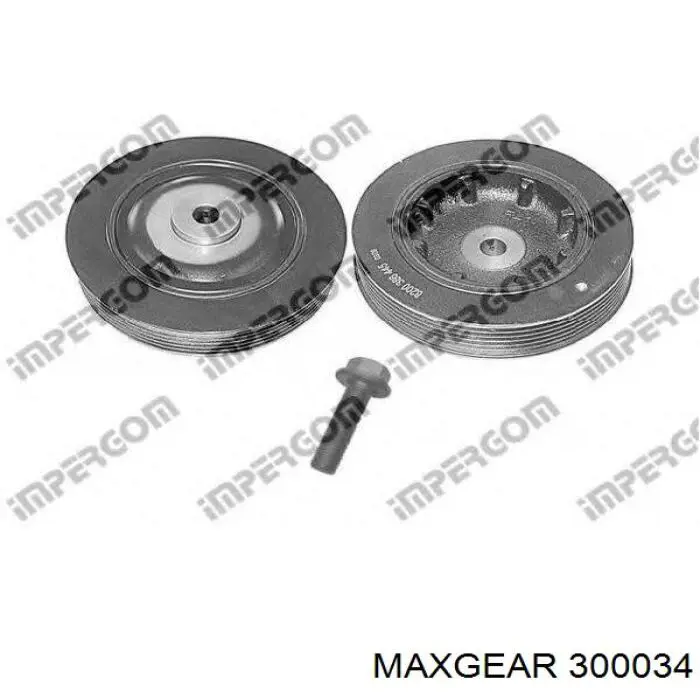300034 Maxgear Демпфер колінвалу