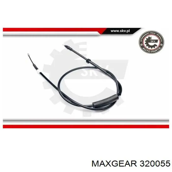 Трос ручного гальма задній, правий/лівий Maxgear 320055 ціна, від 10.28 USD