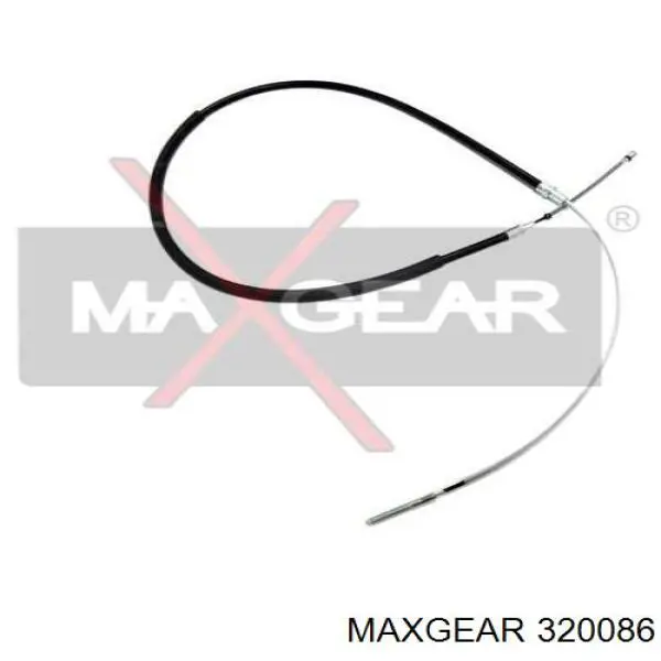 Трос ручного гальма задній, правий/лівий 320086 Maxgear