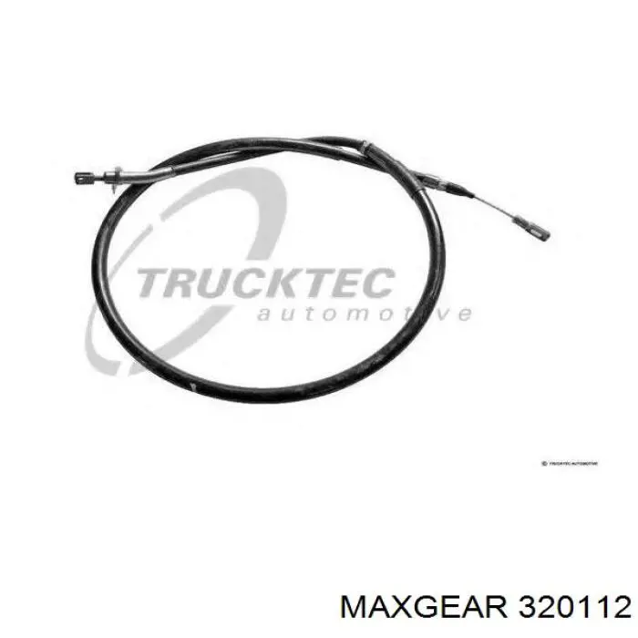 Трос ручного гальма задній, правий/лівий 320112 Maxgear