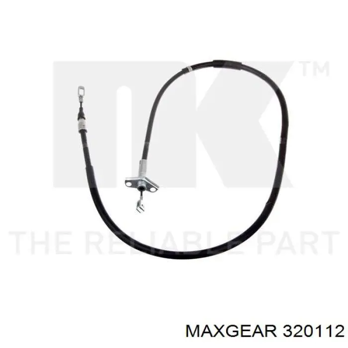 Трос ручного гальма задній, правий/лівий Maxgear 320112 ціна, від 11.12 USD