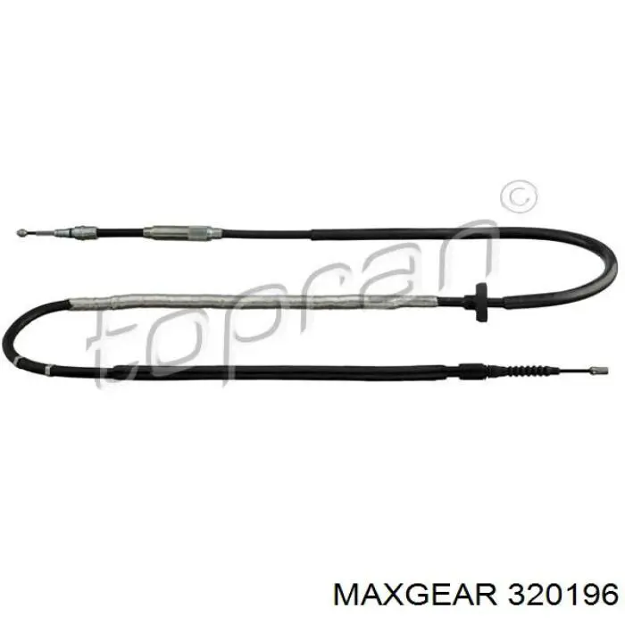 Купити 320196 Maxgear Трос ручного гальма задній, правий/лівий