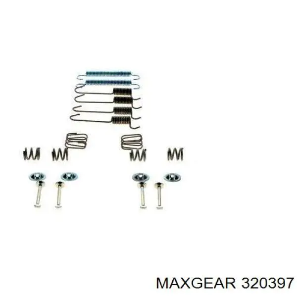 Трос ручного гальма задній, правий/лівий 320397 Maxgear