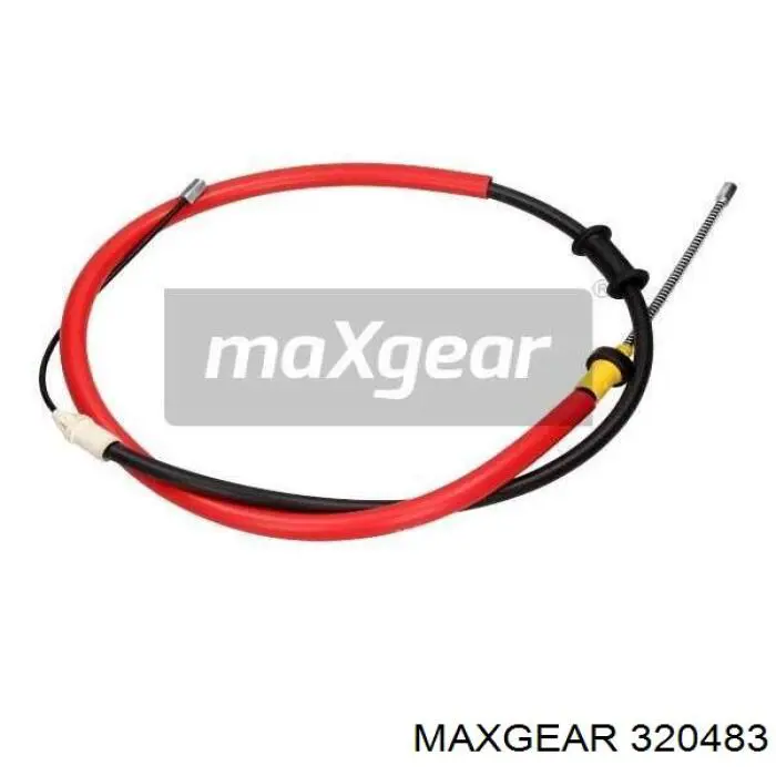 Трос ручного гальма задній, лівий 320483 Maxgear