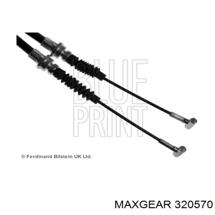 Трос ручного гальма задній, правий/лівий Maxgear 320570 ціна, від 30.24 USD